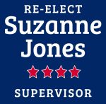 reelect Suzanne logo blue